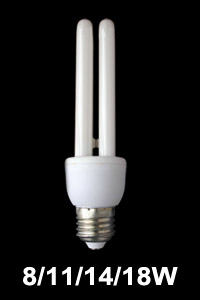12mm tube U shape CFL lamp