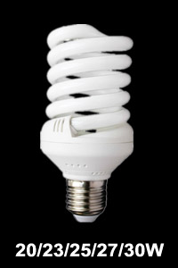 10mm tube full spiral CFL lamp